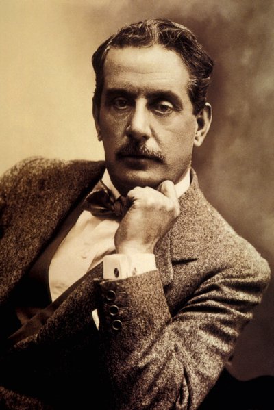 Giacomo Puccini (1858-1924) door Unknown